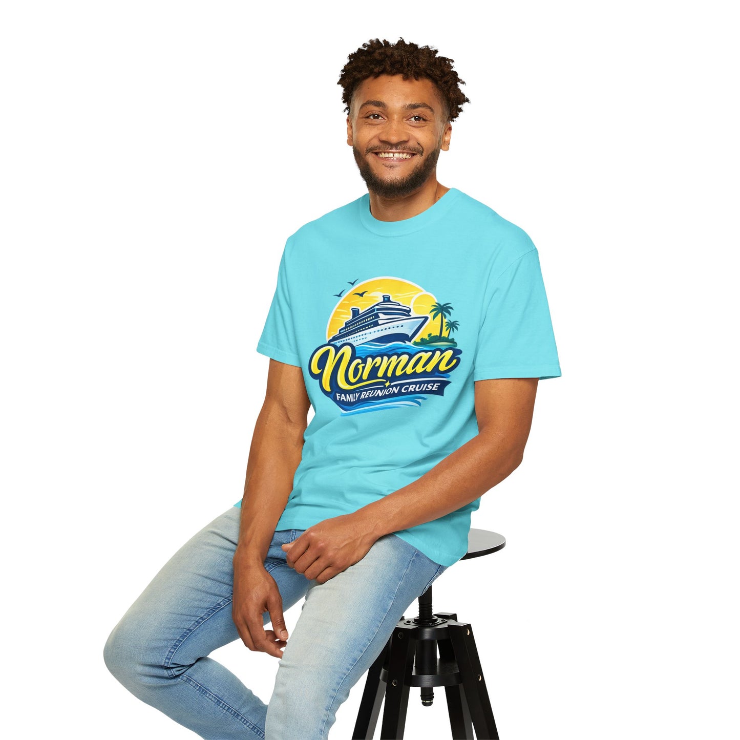 Norman Family Reunion Cruise T-Shirt — Anchored in Family 2027