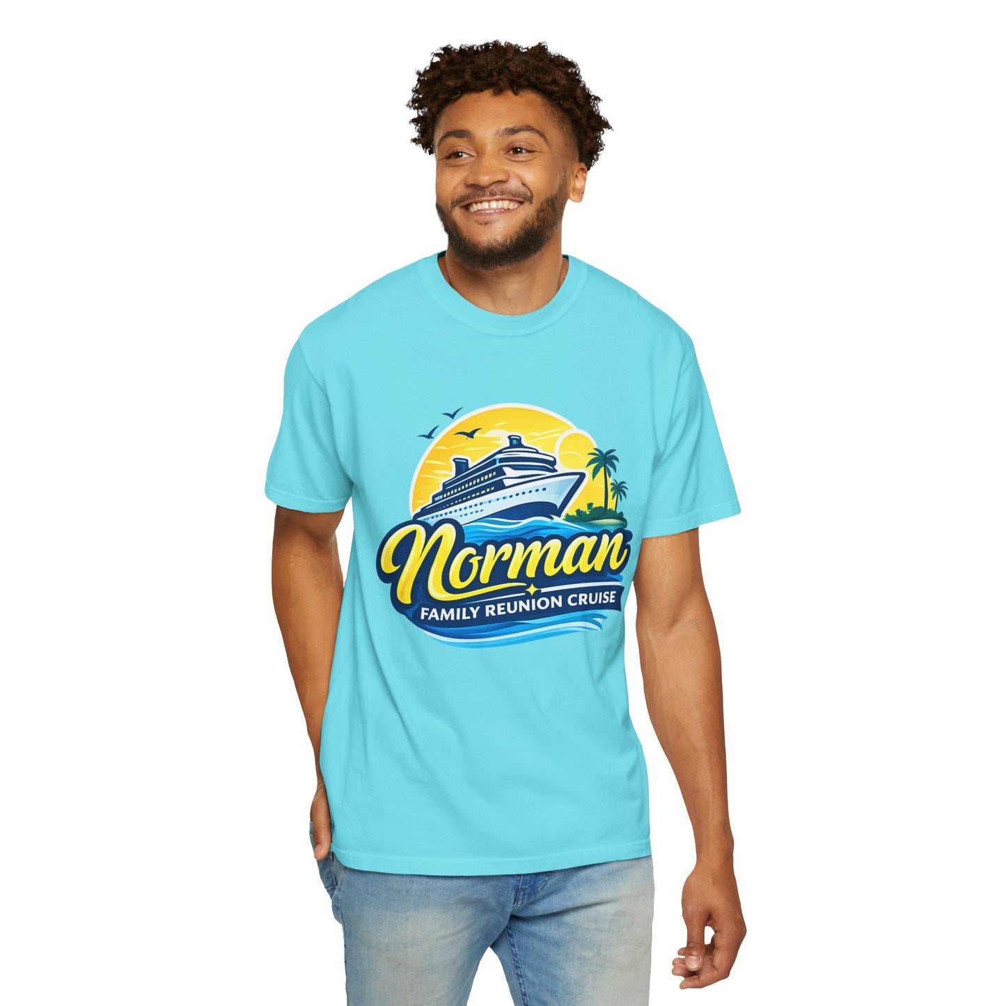 Norman Family Reunion Cruise T-Shirt — Anchored in Family 2027
